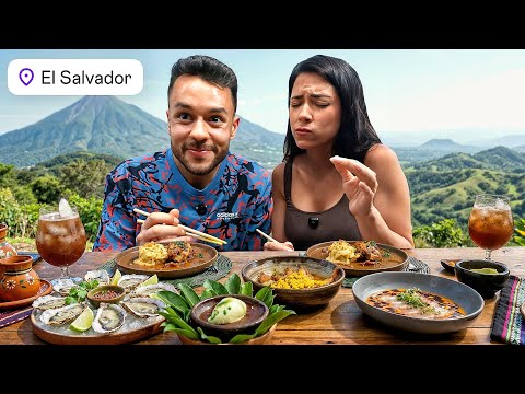 PROBANDO LA MEJOR COMIDA DE EL SALVADOR 🇸🇻