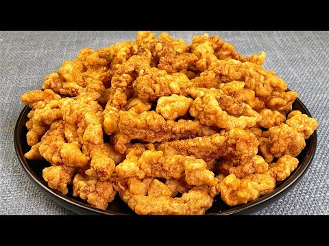 炸酥肉到底用澱粉還是麵粉?大廚教我幾個小技巧,外酥里嫩不回軟