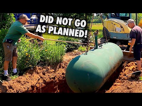 Installing An Underground Propane Tank (500 Gallon)