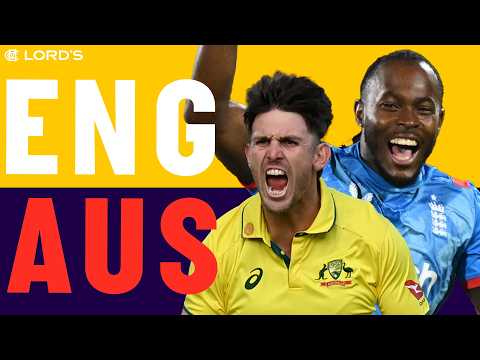 Jofra Archer Bowling 90MPH and Harry Brook Heroics 💥🚀  | Full England v Australia ODI | Lord's