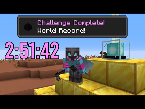 Minecraft All Advancements Sub 3 Run