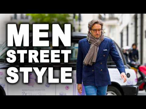 Men's  Street Style Fall 2025 London Street Style – Trench Coats & Sneakers