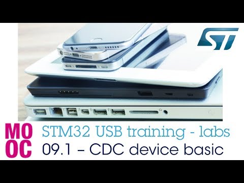 STM32 USB training - 09.1 USB CDC device basic labs