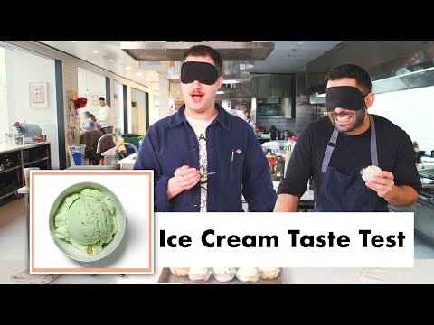 Pro Chefs Blindly Taste Test Ice Cream | Test Kitchen Talks | Bon Appétit