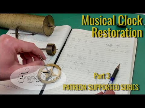 MUSICAL CLOCK RESTORATION, Restoring and conserving. - Ellesmere Shropshire - Part 3