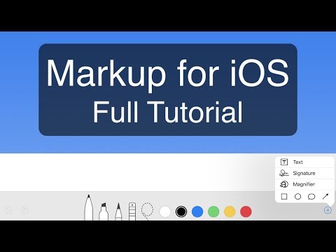 Markup for iPhone & iPad - Full iOS Tutorial