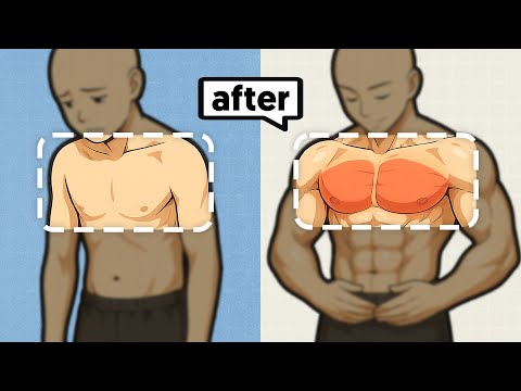 Get a big chest at home (only 4 exercises)