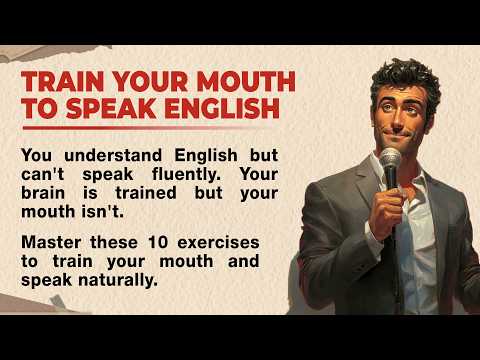 Improve Your English Fluency | How to Train Your Mouth to Speak English | Graded Reader