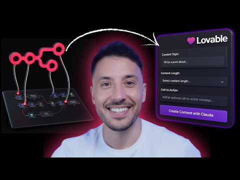 Someone Will Get Really RICH Doing This (n8n + Lovable)