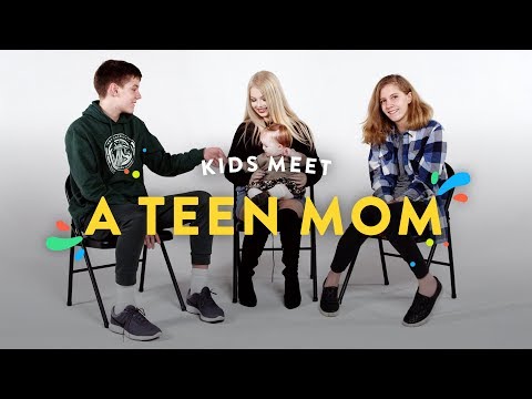 Kids Meet a Teen Mom | Kids Meet | HiHo Kids