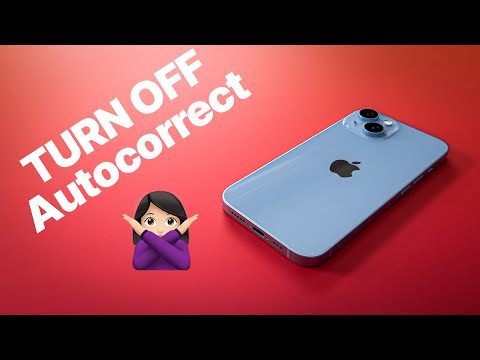 iPhone: Turn Off Autocorrect
