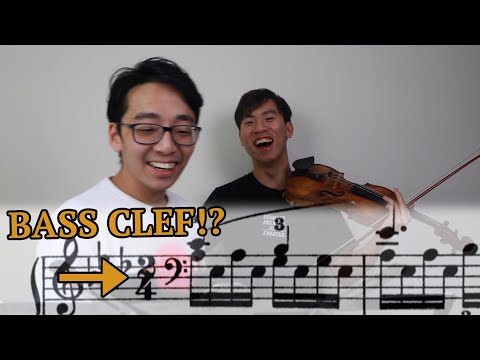 SIGHTREADING PIANO MUSIC... ON THE VIOLIN (IMPOSSIBLE CHALLENGE)