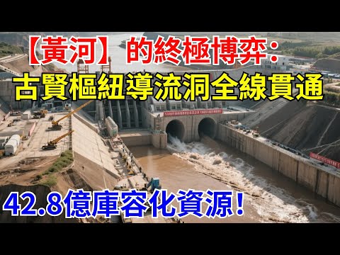 “黃河”的終極博弈：古賢樞紐導流洞全線貫通！42.8億庫容化爲戰略資源！【山河話事】#大國工程 #科普 #水利工程 #中國