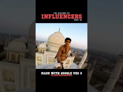 Influencer can’t stop vlogging | VEO 3 demo | History of Influencer Part3 #veo3 #googleveo3 #aivideo