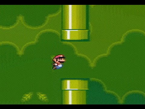 SNES Code Injection -- Flappy Bird in SMW