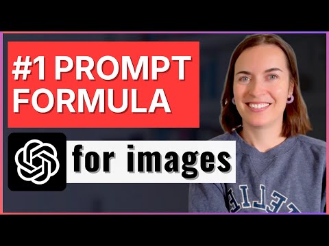 ChatGPT Image Prompt Formula for Generating Great AI images (beginner friendly!)