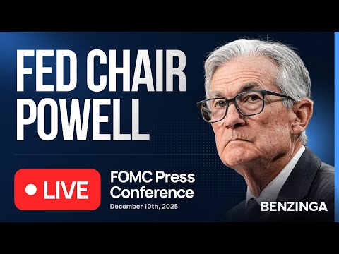 Fed Chair Jerome Powell FOMC Rate Decision | FOMC LIVE Press Conference | December 10, 2025
