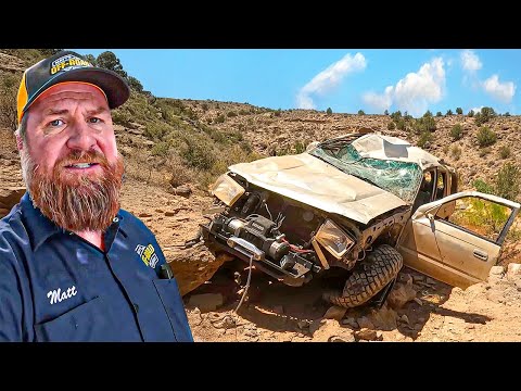 Driver Lucky To Be Alive…Rolled Down Rattlesnake Gulch!