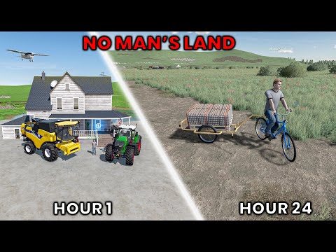 24 Hours with 0$ on EMPTY No Man's Land
