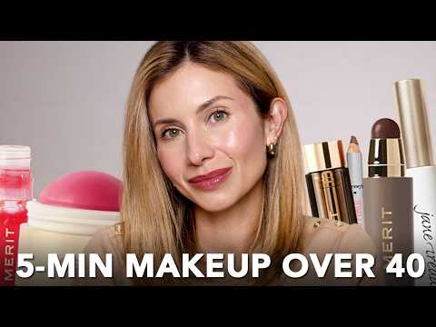 Minimalist Glam! 5 Minute Makeup Over 40
