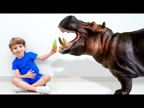 Loomad külastavad meie maja! 🐒 Lõbus õppeseiklus lastele