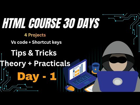 HTML Seekho 30 Dino Me  Day -1 | Hindi Course