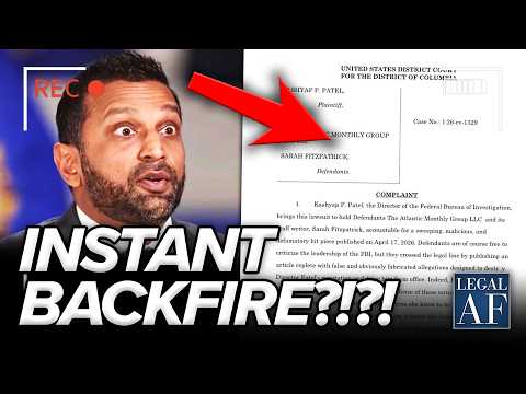 Kash SCREWS ENTIRE FBI with LAWSUIT?!?!