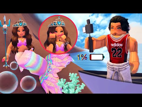 MY CRUSH FOUND OUT I'M A MERMAID...(Berry Avenue) #roblox