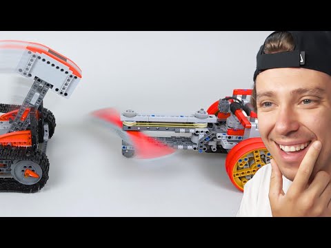 Reacting To Lego BattleBots!!!!