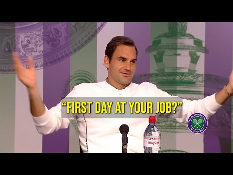 Roger Federer being the Funniest Man Alive for 10 Minutes