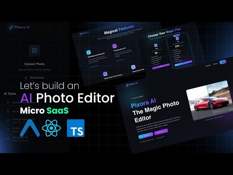 Let's Build an AI Photo Editor Micro SaaS with Next JS | Framer Motion | Stripe | ImageKit