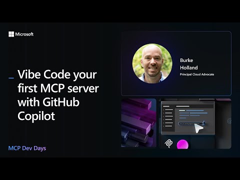 Vibe Code your first MCP server with GitHub Copilot