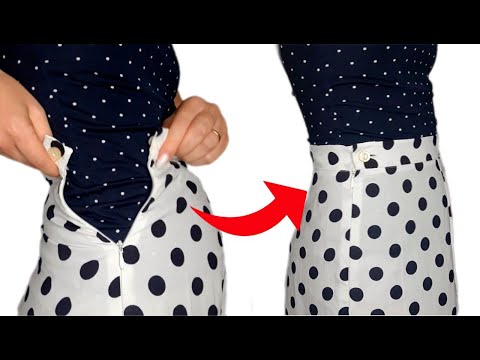 ⭐🔥How to Enlarge a Skirt in 5 Minutes! THE TRICK NO ONE TELLS YOU!
