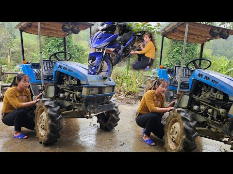 Repair of broken tractors, restoration of plows / eared fairy girls