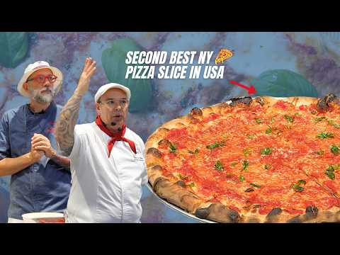 How This Pizzeria Makes Its Iconic NY Pizza Slice | Ft. Giulio Adriani and Leo Spizzirri