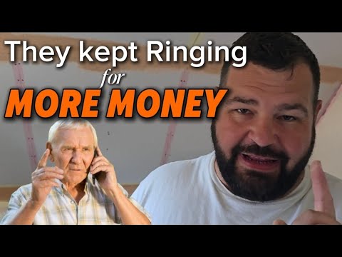 THE BUILDER KEPT CHARGING HIM EXTRA SO I TOOK OVER THE JOB