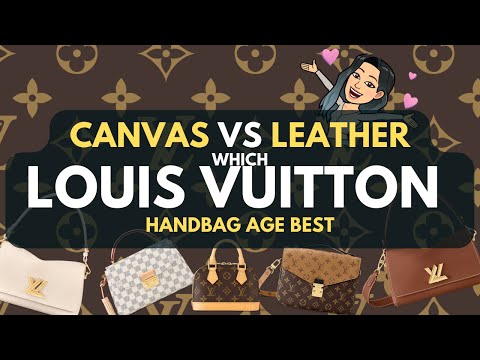 ❓❓CANVAS VS LEATHER WHICH LOUIS VUITTON HANDBAGS AGE BEST ❓❓ STILL WORTH IT 🥰💓 #louisvuitton