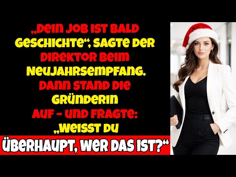 Als der Direktor sie vor allen bloßstellte, stand plötzlich die Gründerin auf