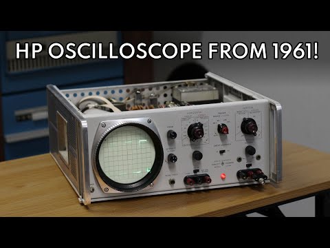 Restoring an HP-120B Oscilloscope from 1961!
