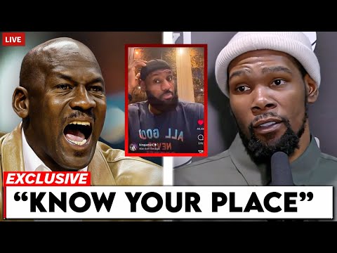 Michael Jordan LIVE BLASTS LeBron & KD For Disrespecting Him (He Didn't Hold Back!)