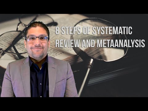 8 Steps Of Systematic Review And MetaAnalysis-Dr. Hassaan Tohid