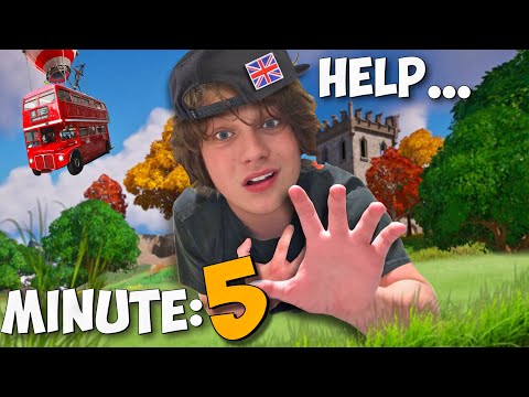 Playing Fortnite With British person and grimace