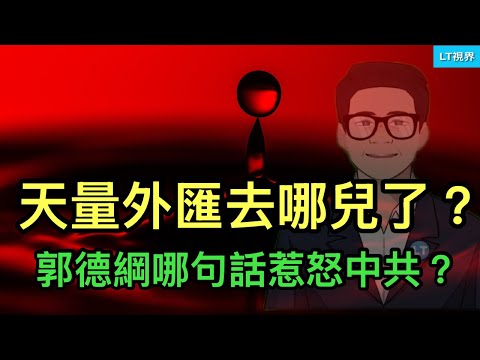 天量外匯去哪兒了？郭德綱到底哪句話惹怒中共？中共放風，又抓了倆”國家領導人“。