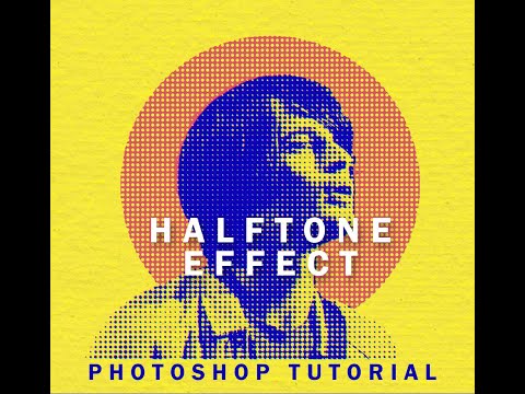 Halftone effect in Photoshop