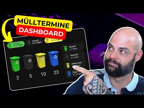 Garbage collection dates on your dashboard – How to use the Home Assistant Trash Card!