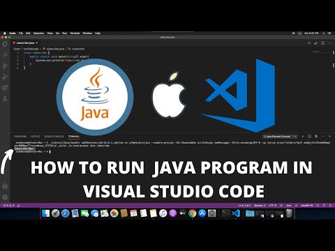 How to Run Java in Visual Studio Code on Mac OS 2022