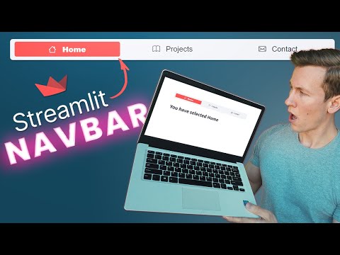 The EASIEST way to insert a NAVIGATION into your Streamlit app