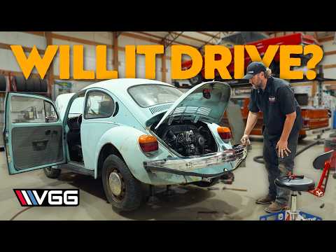 Forgotten VW Beetle Parked Almost 40 YEARS! Will It Finally RUN AND DRIVE? | Part 2 of 3