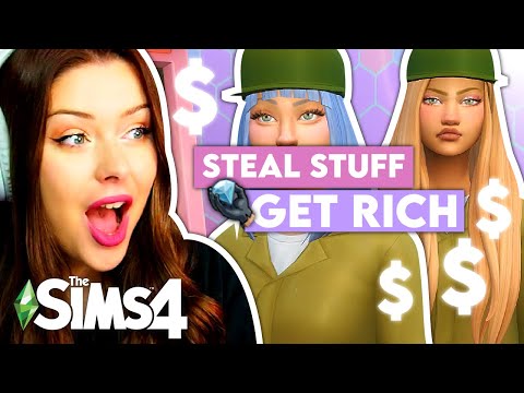Can I Get Rich Stealing From THE RICHEST FAMILIES in The Sims 4 ??