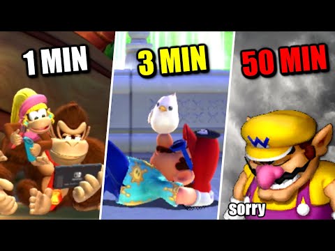 What Happens When You Stay AFK in Mario Games? (40 AFK Secrets)